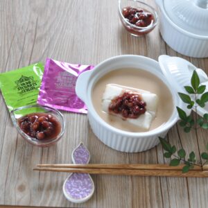 いちご風味のミルクティーおしるこ