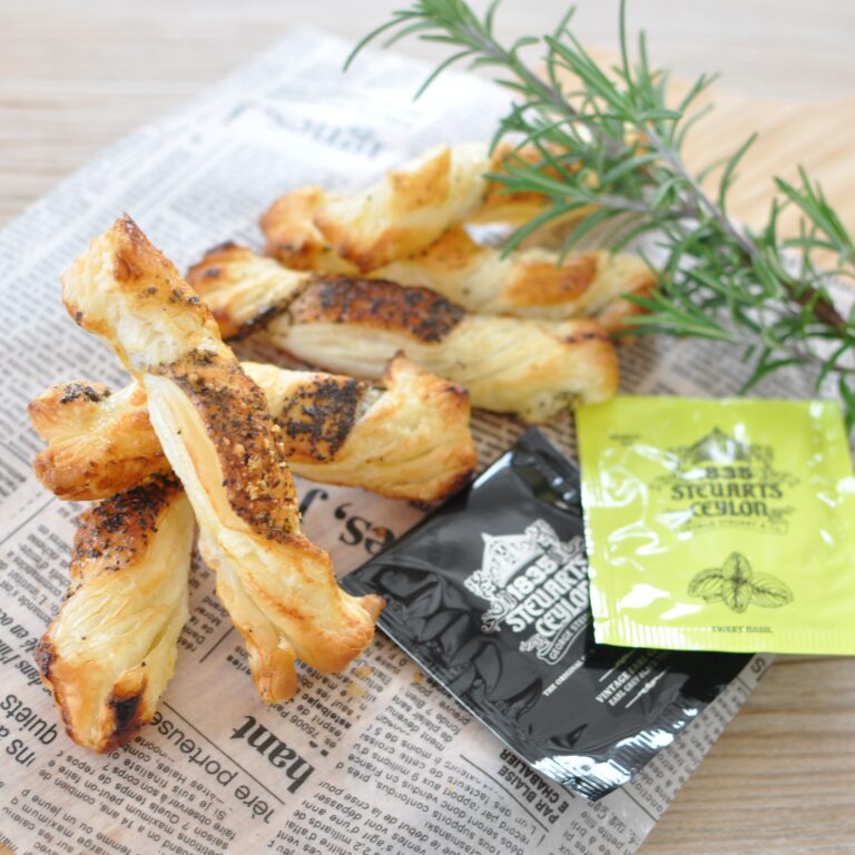 アールグレイとバジルのスティックパイ