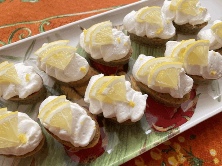 レモンと紅茶のプティケーキ