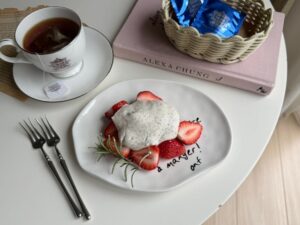 ミルクティー味の濃厚チーズクリーム